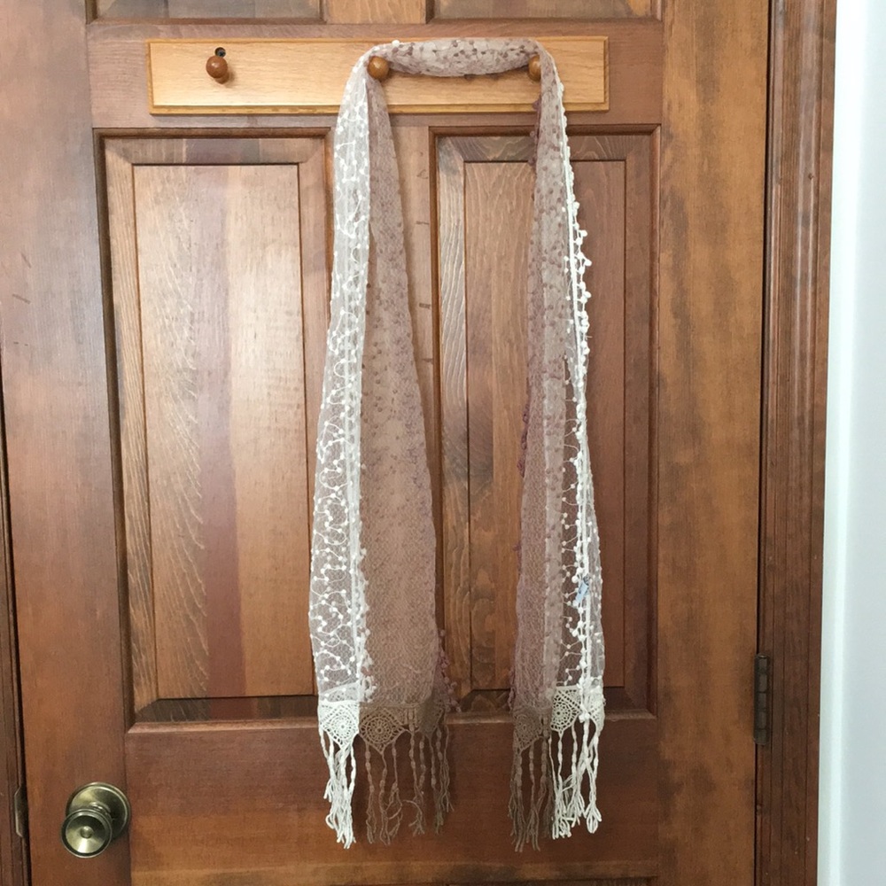 Nylon Crochet Scarf